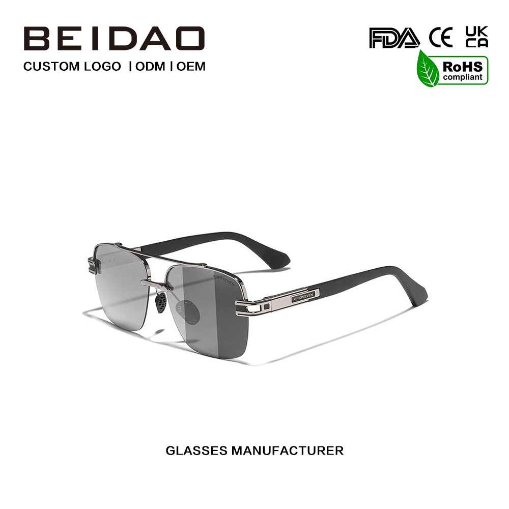 ရောင်စုံ UV400 Retro Polarized နေကာမျက်မှန်