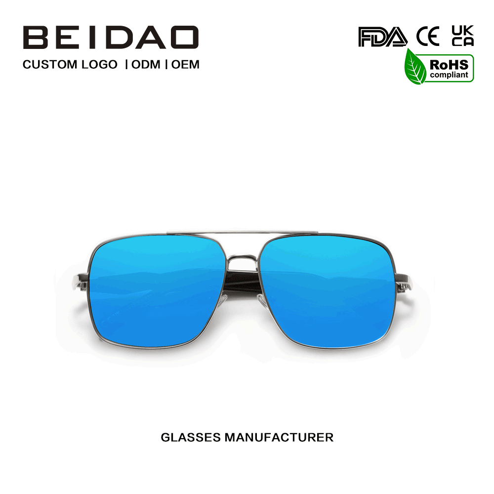 ဒီဇိုင်နာ ရောင်စုံ Polarized UV400 နေကာမျက်မှန်များ မောင်းနှင်ခြင်း။