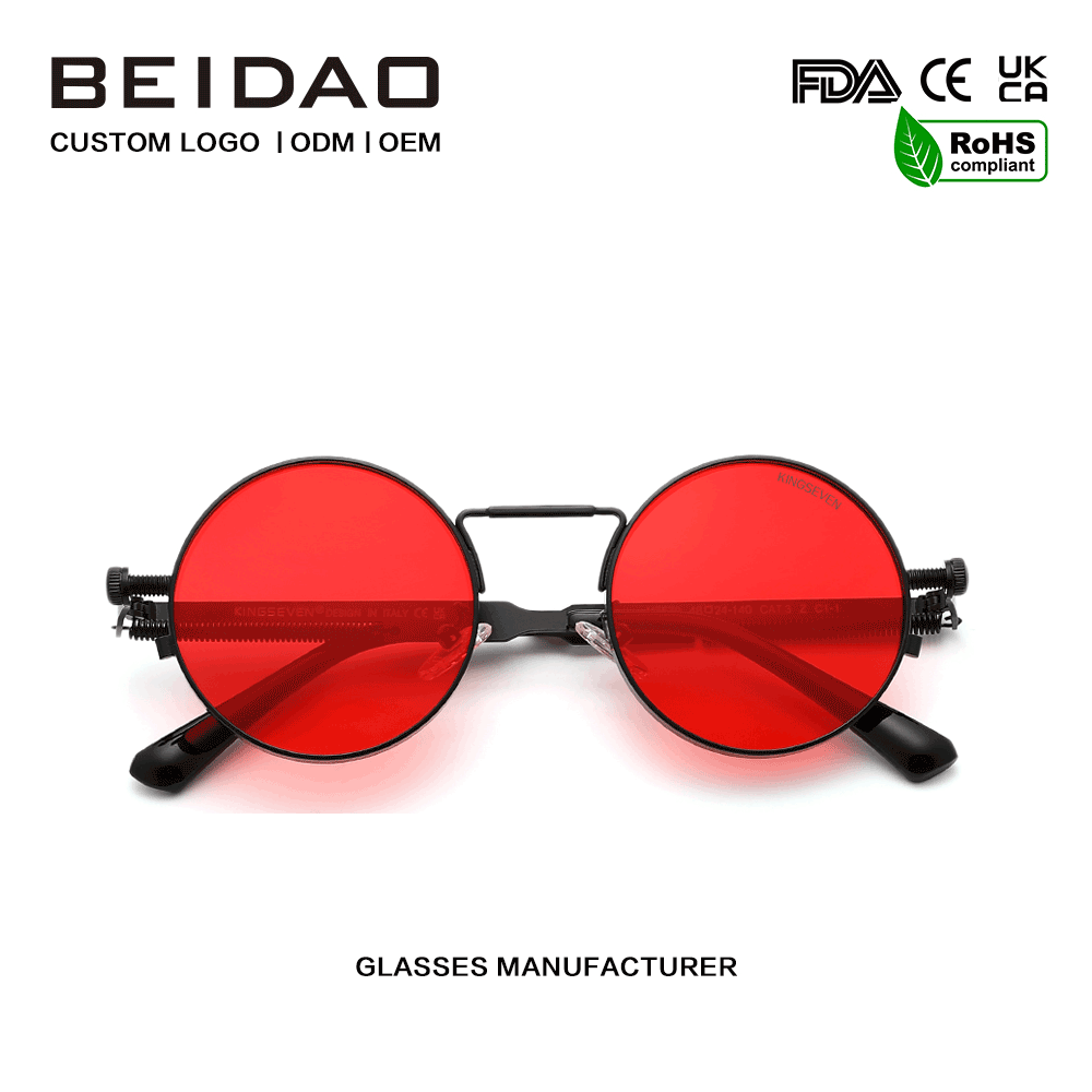 အမျိုးသားများအတွက် ဒီဇိုင်နာ UV400 အကာအကွယ် Polarized သတ္တုဘောင်နေကာမျက်မှန်