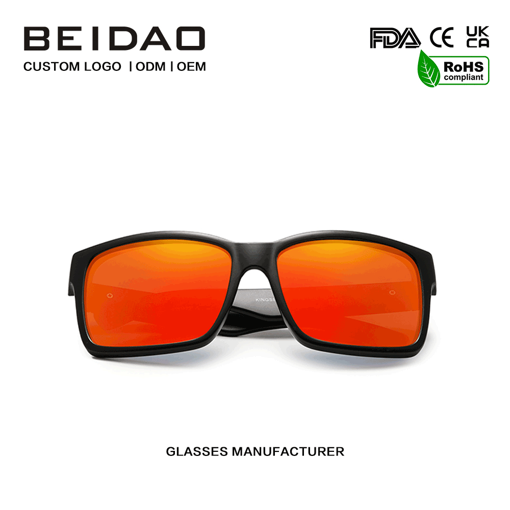 Unisex အတွက် အရောင်းရဆုံး Fashion Polarized Mirro Lenses နေကာမျက်မှန်များ