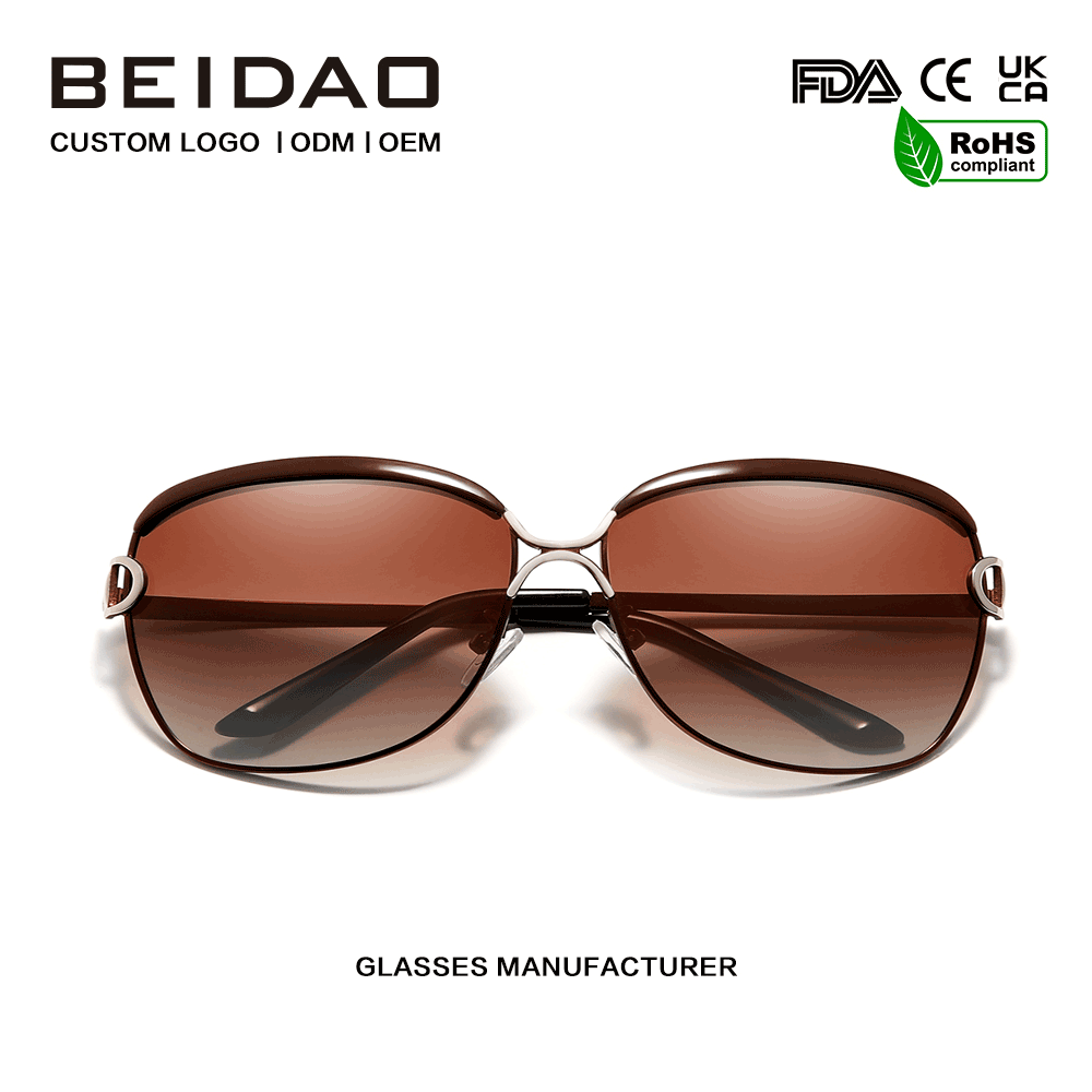 အမျိုးသမီးများအတွက် ဇိမ်ခံအလွန်အကျွံ Polarized Gradient နေကာမျက်မှန်များ