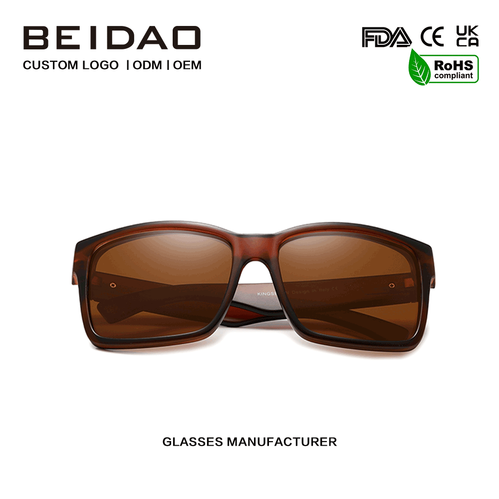 အမျိုးသားဖက်ရှင် Polarized Mirror UV400 Lenses နေကာမျက်မှန်