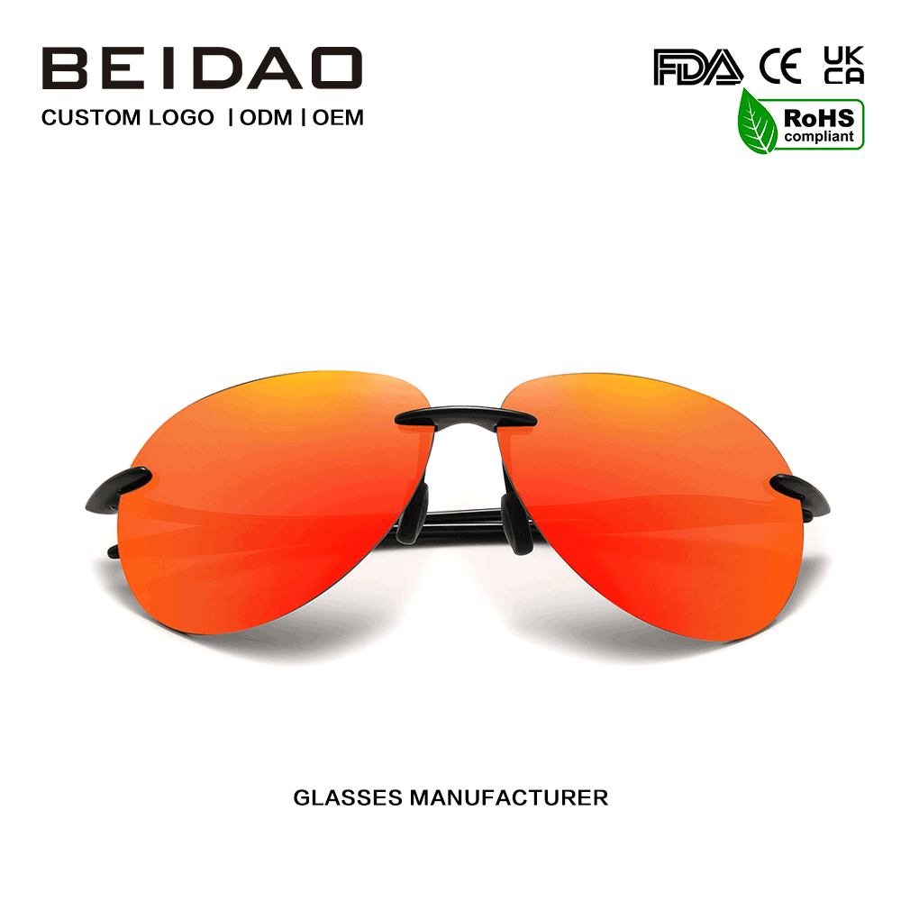 Designer Ultralight TR90 Frameless နေကာမျက်မှန်အသစ်