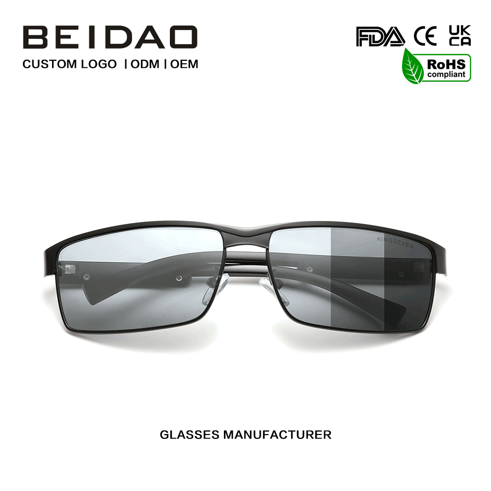 အရည်အသွေးမြင့် Photochromic Polarized အားကစားနေကာမျက်မှန်အသစ်