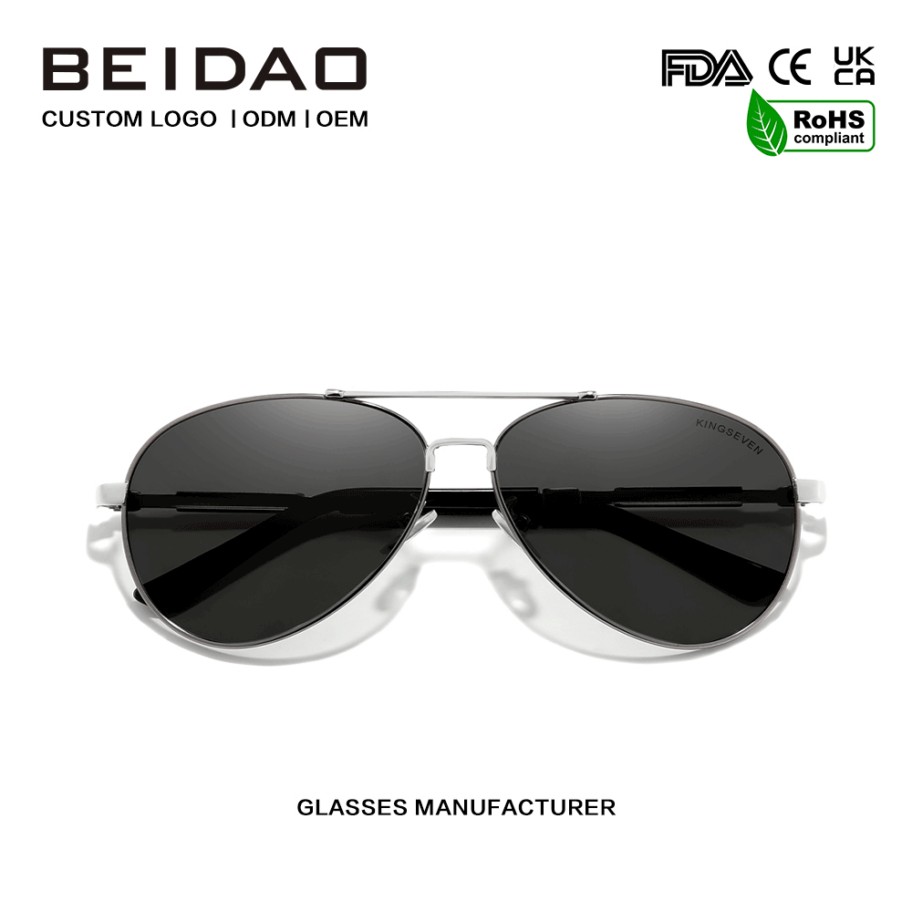 Unisex အတွက် Polarized Aluminum Full Rim နေကာမျက်မှန်