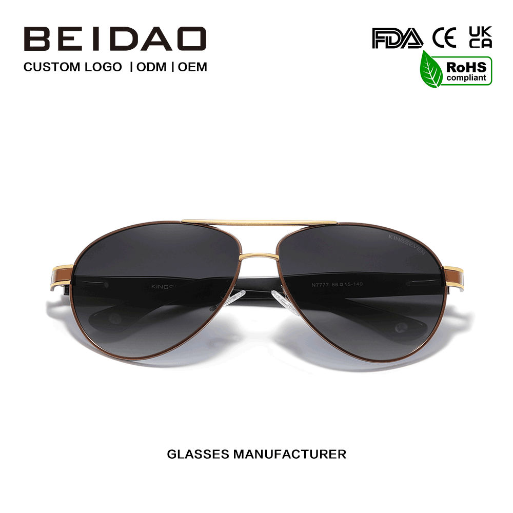 Unisex အတွက် Polarized UV400 Protection TAC Lenses နေကာမျက်မှန်